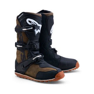 Alpinestars Tech T Trials Boots - Brown Black Gum