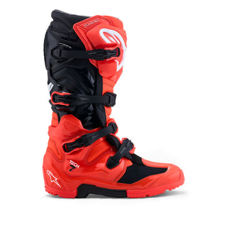 Alpinestars Tech 7 Enduro MY26 Boots - Red Fluo Black