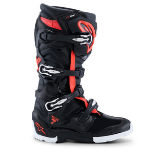 Alpinestars Tech 7 (MY26) Drystar Enduro Boots - Black/Fluro-Red/White