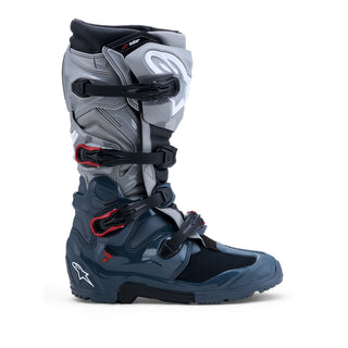 Alpinestars Tech 7 Drystar Enduro MY26 Boots - Dark Gray Mid Gray Bright Red