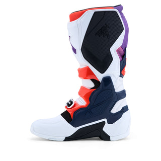 Alpinestars Tech 7 Boots (MY25) - Purple / White / Dark Blue / Red Fluo
