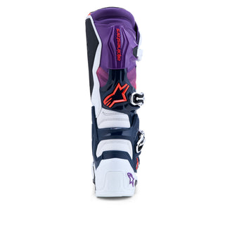 Alpinestars Tech 7 Boots (MY25) - Purple / White / Dark Blue / Red Fluo