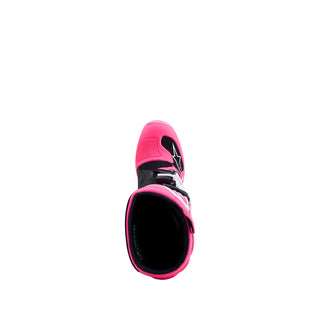 Alpinestars Tech 7 S Youth Boots - Pink Fluo Black White