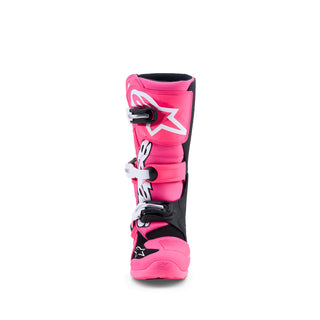 Alpinestars Tech 7 S Youth Boots - Pink Fluo Black White