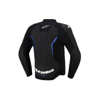 Alpinestars GP Force V2 Airflow Leather Jacket - Black / Metallic Blue
