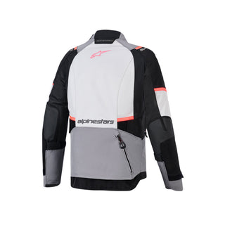 Alpinestars Andes V4 Drystar Women's Jacket - Dark Grey/Ice Grey/Black/Coral Fluro