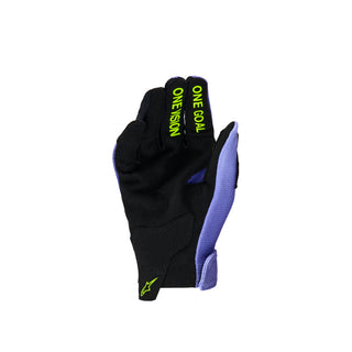 Alpinestars 2026 Youth Radar Gloves - Purple/Fluro-Yellow