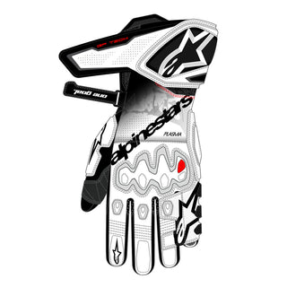 Alpinestars GP Tech V3 Riding Gloves - White / Black