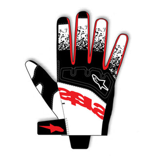 Alpinestars Techstar Gloves 2025-2027 - Black White Red Fluo