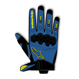 Alpinestars Megawatt V2 Air MX27 Gloves - Bright Blue Black