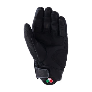 Alpinestars Mustang V3 Leather Gloves - Black/Black