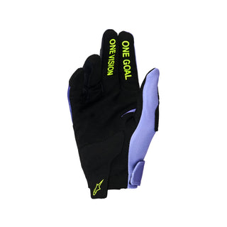 Alpinestars 2026 Radar Full Finger Motocross Gloves - Purple/Yellow Fluro