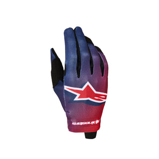 Alpinestars Radar Gloves 2024-2027 - Fire Red Deep Blue