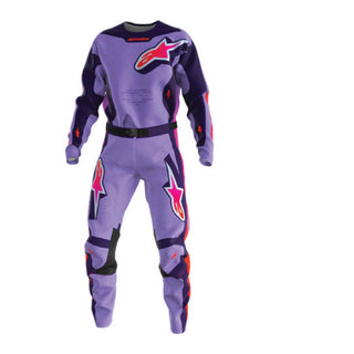 Alpinestars 2027 Youth Fluid Hunt Pants - Light Violet / Deep Purple / Pink Fluo