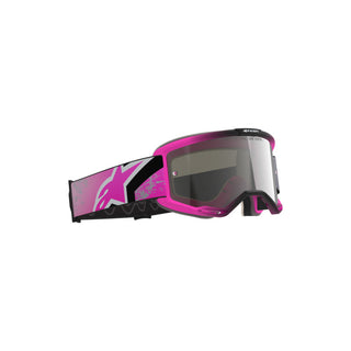 Alpinestars Vision 8 Lahnd Goggles - Iron/Pink Fluro/Mirror Silver Lens