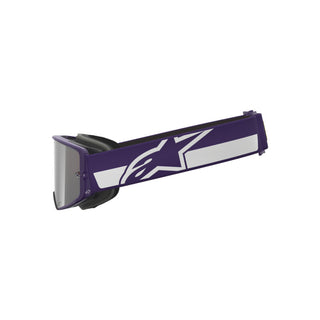 Alpinestars Hunter 96 Supertech Goggles - Purple/White/Mirror Silver Lens