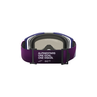 Alpinestars Vision 8 Crop Goggles - Purple Light-Grey/Mirror Silver Lens