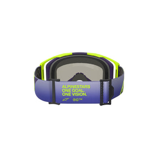 Alpinestars Vision 8 Crop Goggles -Purple/Yellow Fluro/Mirror Blue Lens