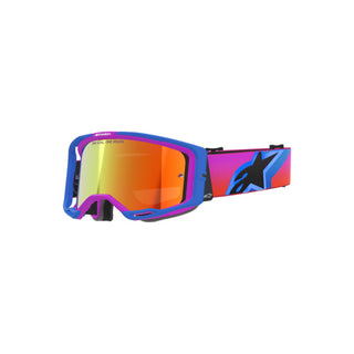 Alpinestars Vision 8 Crop Goggles - Ucla Black/Purple/Orange/Mirror Red Lens