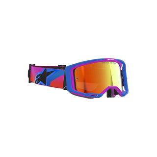 Alpinestars Vision 8 Crop Goggles - Ucla Black/Purple/Orange/Mirror Red Lens