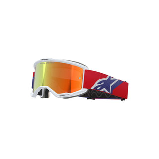 Alpinestars MX26 Vision 5 Corp Goggle – Red Purple Mirror Red Lens