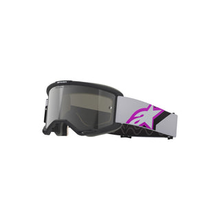 Alpinestars Vision 5 Crop Goggles -Light-Grey/Purple/Mirror Silver Lens