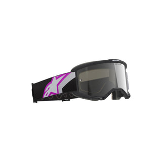 Alpinestars Vision 5 Crop Goggles -Light-Grey/Purple/Mirror Silver Lens
