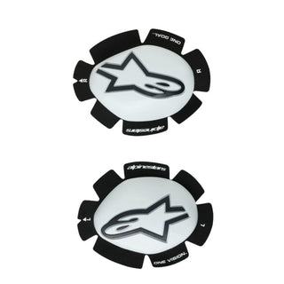 Alpinestars GP Plus One Size Knee Slider – White / Black