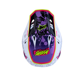 Alpinestars SM7 Blaster ECE06 Full Face Helmet - Purple / Pink / White / Glossy