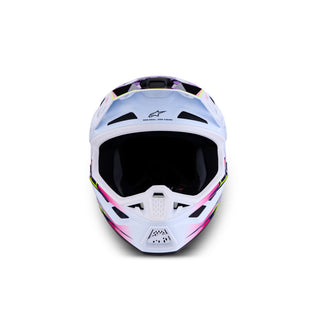Alpinestars SM7 Blaster ECE06 Full Face Helmet - Purple / Pink / White / Glossy