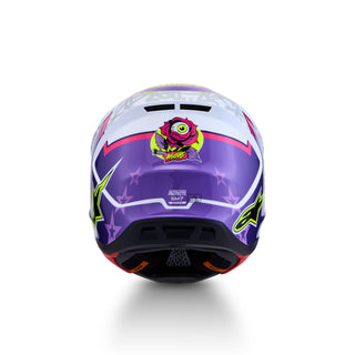 Alpinestars SM7 Blaster ECE06 Full Face Helmet - Purple / Pink / White / Glossy