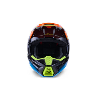 Alpinestars SM3 Fray ECE06 Helmet -  Black/Orange/Fluro/Yellow/Glossy