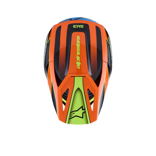Alpinestars SM3 Fray ECE06 Helmet -  Black/Orange/Fluro/Yellow/Glossy