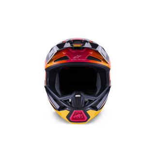 Alpinestars SM7 Rise ECE06 Helmet - Black/Yellow/Pink/Glossy