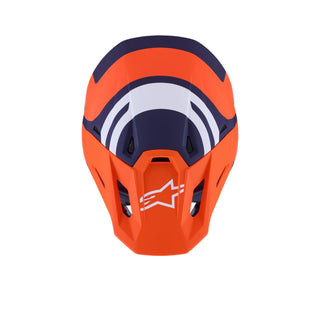 Alpinestars SM7 Core ECE06 Helmet - Orange/Blue Matt
