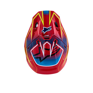 Alpinestars SM7 Cast ECE06 Full Face Helmet - Red / Yellow Fluo / Blue / Glossy