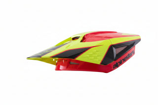 Alpinestars SM3 Fray ECE 22.06 One Size Helmet Visor – Red Fluro Yellow Black Glossy