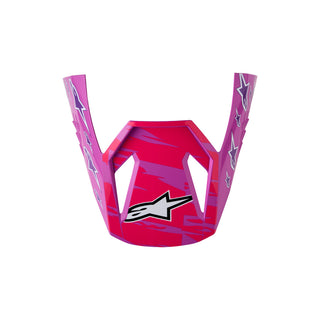 Alpinestars SM3 Falcon Visor ECE06 - Purple White Black Pink Fluo Glossy
