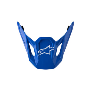 Alpinestars SM7 Core Visor ECE06 - White Blue Orange Pink Glossy