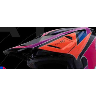 Alpinestars SM7 ECE06 Fuse Helmet Visor - Blue/Purple/Pink Glossy