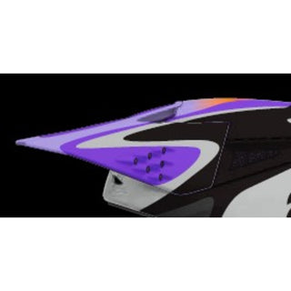 Alpinestars SM3 ECE06 Jettson Helmet Visor - Gray/Purple/Black Glossy