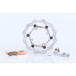 Braking Oki O'Size Brake Disc Kit + Pads W-Flo 270MM - BROKWL12