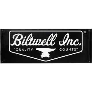 Biltwell Shield Shop Sign - Black / White
