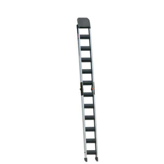 DRC Hybrid Alloy-Nylon Folding Loading Ramp 210cm x 20cm - 175kg Capacity
