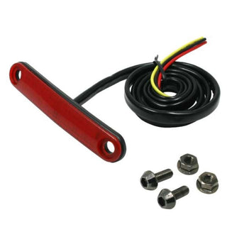DRC Flex 1 Universal Slim Motorcycle Tail Light - Red Lens