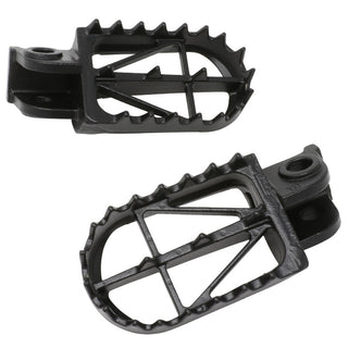 DRC Wide High +5mm Honda CRF250/450'02-,CRF150R'07-,CR125/250'02-,CRF250L - 50mm CrMo Footpage - Black