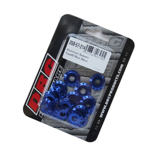 DRC Aluminum M6 Blue Flat Spacer Type-02 - Pack of 20