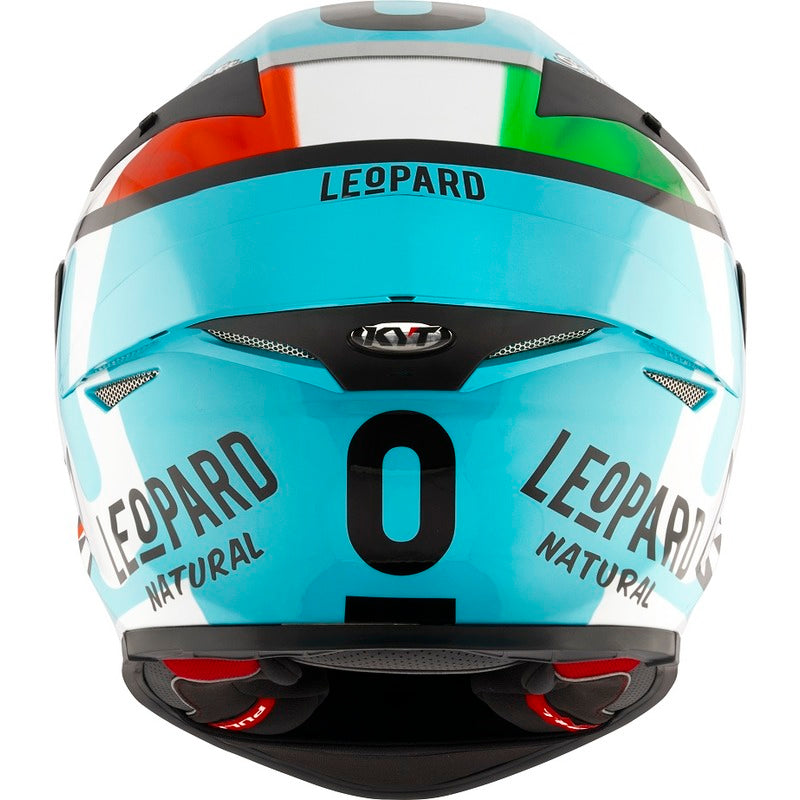 KYT TT Revo E06 Tricolor Leopard Replica Helmet – MotoHeaven