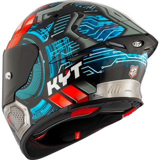 KYT TT-Revo Synchrotron E06 Full Face Helmet - Black/Grey/Red