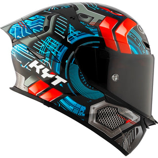 KYT TT-Revo Synchrotron E06 Full Face Helmet - Black/Grey/Red